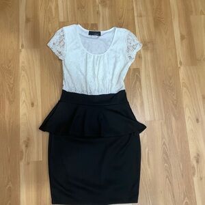 Hypnotik Black & White Dress | Size S